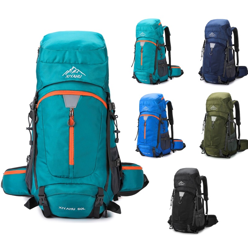 Rain Cover Backpack - 60L Camping Rucksack Reisetasche für Männer