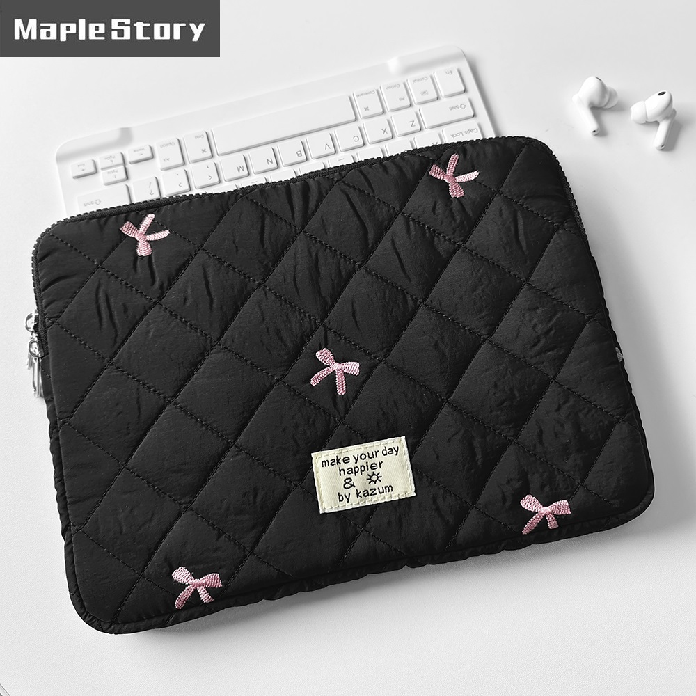 Laptop Backpack 15.6 - Laptop-Hülle mit Schleifenstickerei, 13, 14, 15,6,