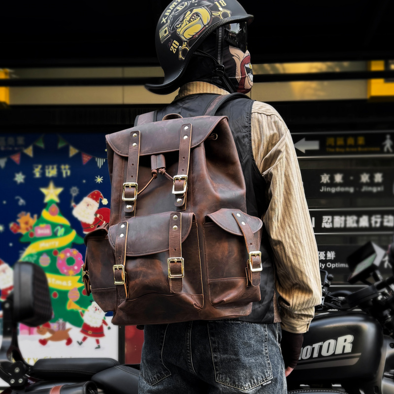Neuheiten Leder-Rucksack Luxus – Leather Backpack Vintage Bewertung und Preis