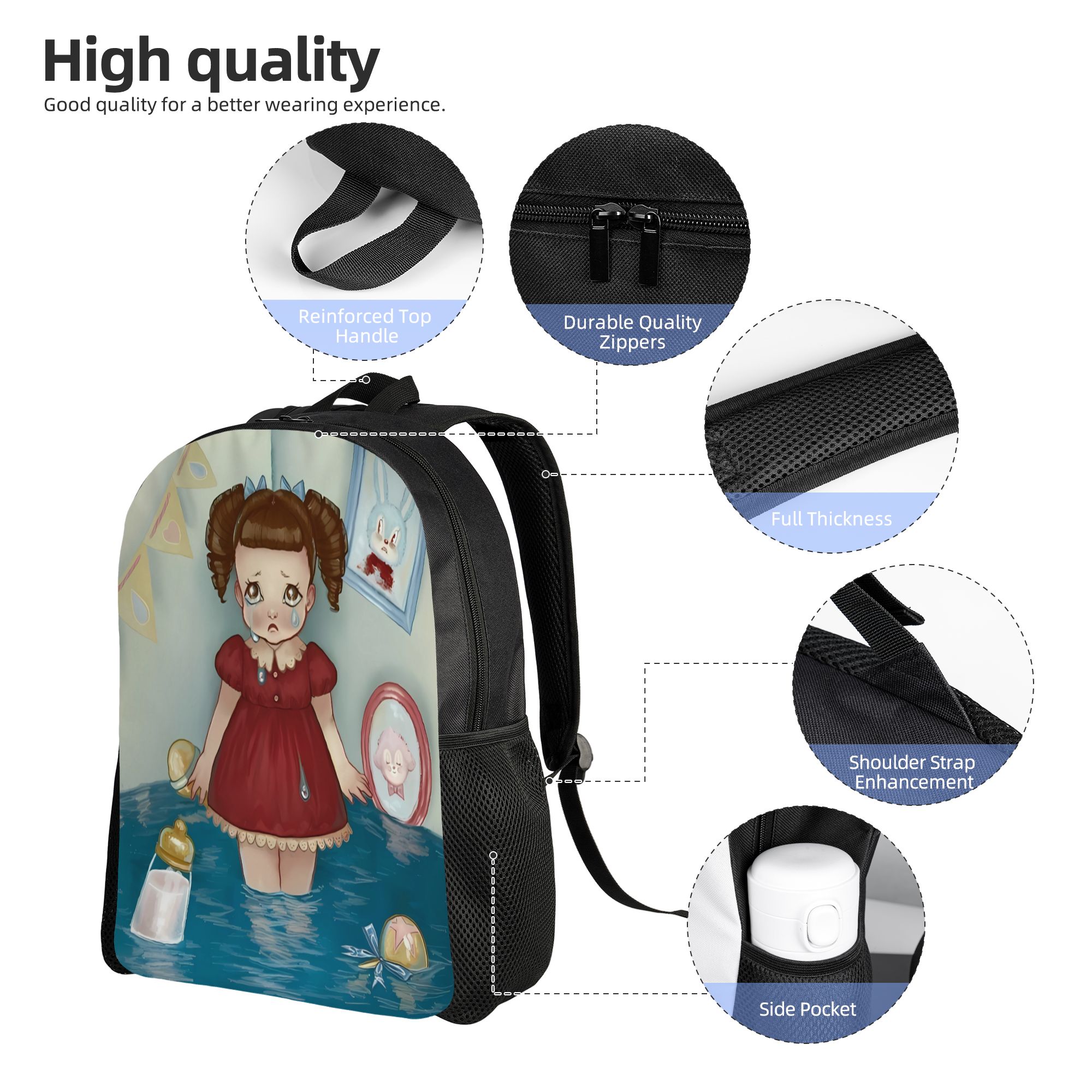 M-Melanie M-Martinez HADES Ruc – School Backpack Teen Bewertung und Preis