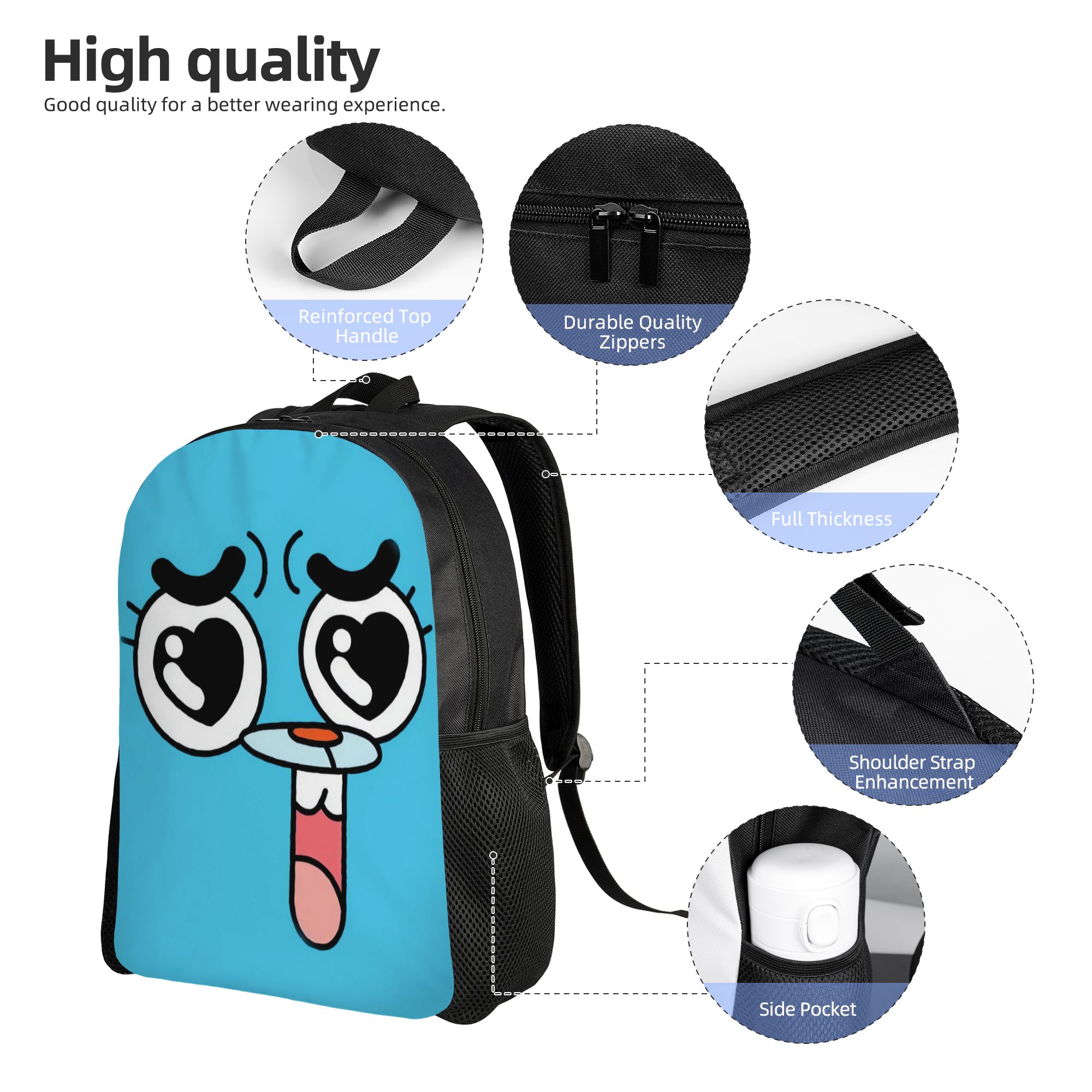 Gumball Gum Ball Watterson Ers – School Backpack Teen Bewertung und Preis