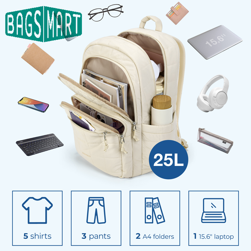 BAGSMART Laptop-Taschen, Colle – Laptop Backpack 15.6 Bewertung und Preis